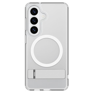 Spigen Ultra Hybrid S MagSafe  Case Samsung Galaxy S26 - Clear Case / White Ring