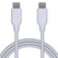 Pitaka Flex Braided USB C to USB C Cable 3ft/1m - White