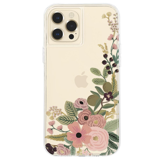 Case-Mate Rifle Paper Case iPhone 12 Pro Max - Garden Party Rose Case-Mate Rifle Paper Case iPhone 12 Pro Max - Garden Party Rose
