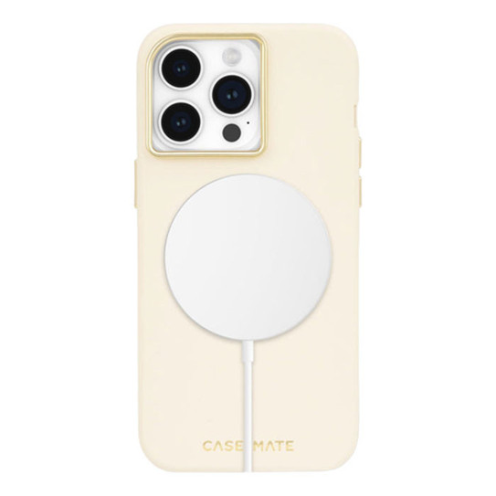 Case-Mate Silicone MagSafe Case iPhone 15 Pro - Beige