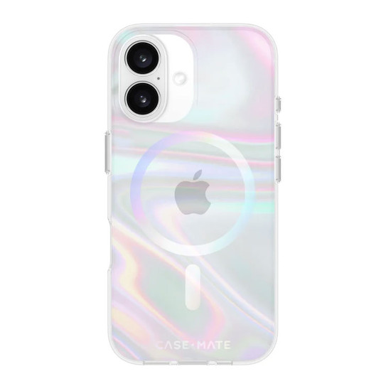 Case-Mate Soap Bubble MagSafe Case iPhone 16 - Iridescent