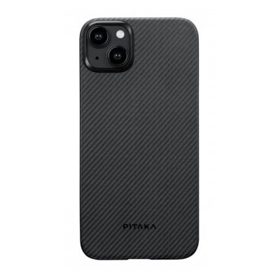 Pitaka MagEZ Case 4 iPhone 15 - Black/Grey Twill