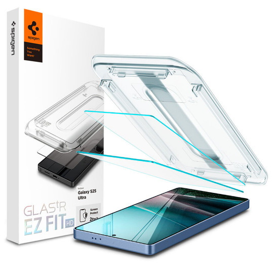Spigen GLAS.tR EZ Fit HD 2PCS Samsung Galaxy S25 Ultra - Clear Spigen GLAS.tR EZ Fit HD 2PCS Samsung Galaxy S25 Ultra - Clear