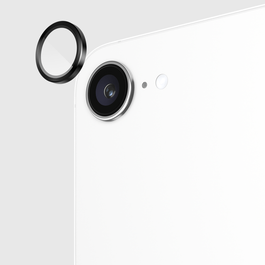 Case-Mate Aluminum Ring Lens Protector iPhone 16e - Black