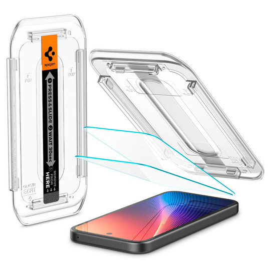 Spigen Glas.tR EZ Fit 2 Pcs Screen Protector Google Pixel 9a - Clear Spigen Glas.tR EZ Fit 2 Pcs Screen Protector Google Pixel 9a - Clear