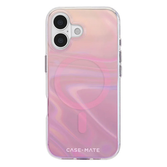 Case-Mate Peach Bubble MagSafe Case iPhone 17 - Iridescent Case-Mate Peach Bubble MagSafe Case iPhone 17 - Iridescent