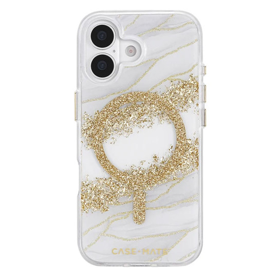 Case-Mate Karat Granite MagSafe Case iPhone 17 - Gold Case-Mate Karat Granite MagSafe Case iPhone 17 - Gold