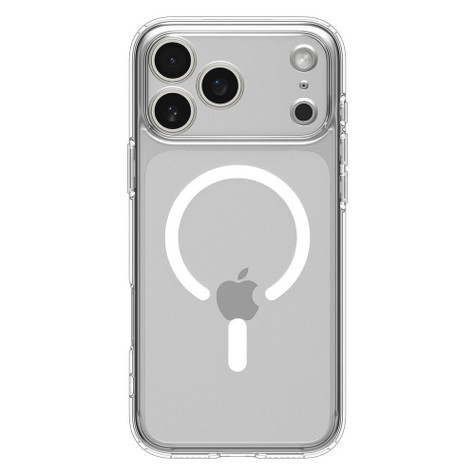 Spigen Ultra Hybrid MagSafe Case iPhone 17 Pro - Clear Case / White Ring