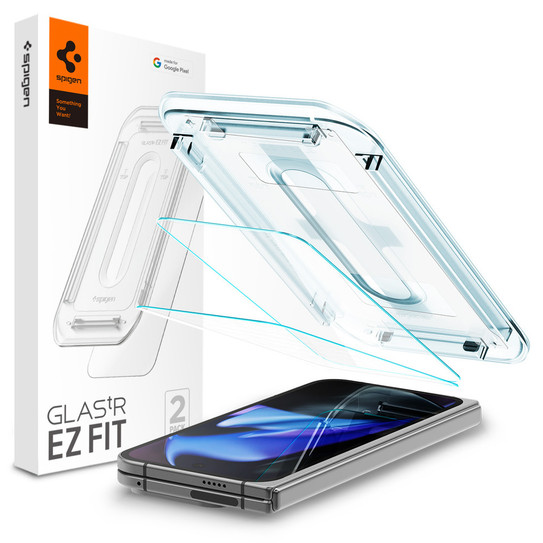 Spigen Glas.tR EZ Fit 2 Pcs Glass Screen Protector Google Pixel 9 Pro Fold - Clear Spigen Glas.tR EZ Fit 2 Pcs Glass Screen Protector Google Pixel 9 Pro Fold - Clear