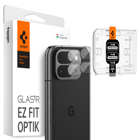 Spigen Glas.tR EZ Fit Optik 2Pcs Glass Lens Protector Google Pixel 9 Pro Fold - Clear Spigen Glas.tR EZ Fit Optik 2Pcs Glass Lens Protector Google Pixel 9 Pro Fold - Clear