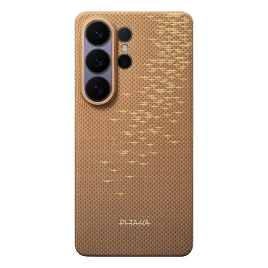 Pitaka Glints of Gold Ultra Slim Case Samsung Galaxy S26 Ultra - Golden Glint