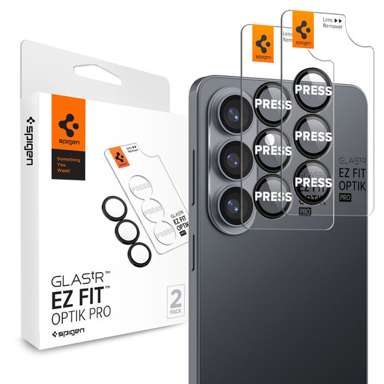 Spigen GLAS.tR EZ Fit Optik Pro 2PCS Lens Protector Samsung Galaxy S26 - Black