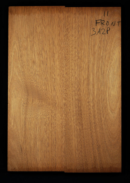3A 2 Piece Honduran Mahogany Body blank, 2.7 lbs/bf to 3.2 lbs/bf