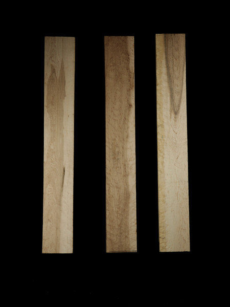 birdseye maple guitar neck. Intense with heart stain