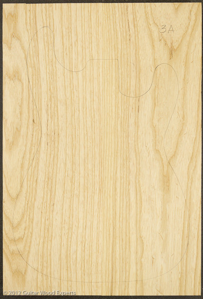 3a Swamp Ash Body Blank - Two Piece   2.2 lbs/bf to 3.0 lbs/bf