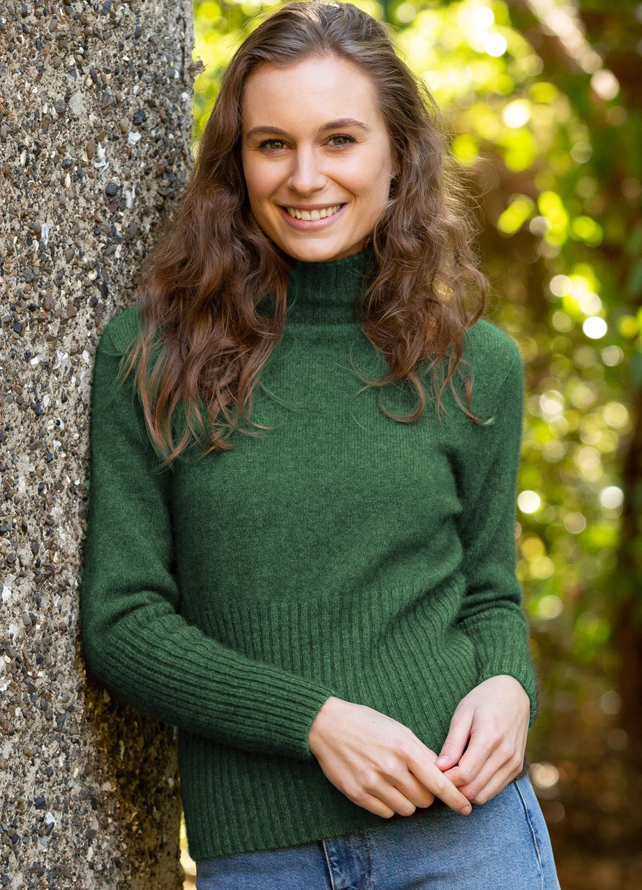 Noble Wilde | Merino & Possum Rib Turtle Sweater | Shop Now