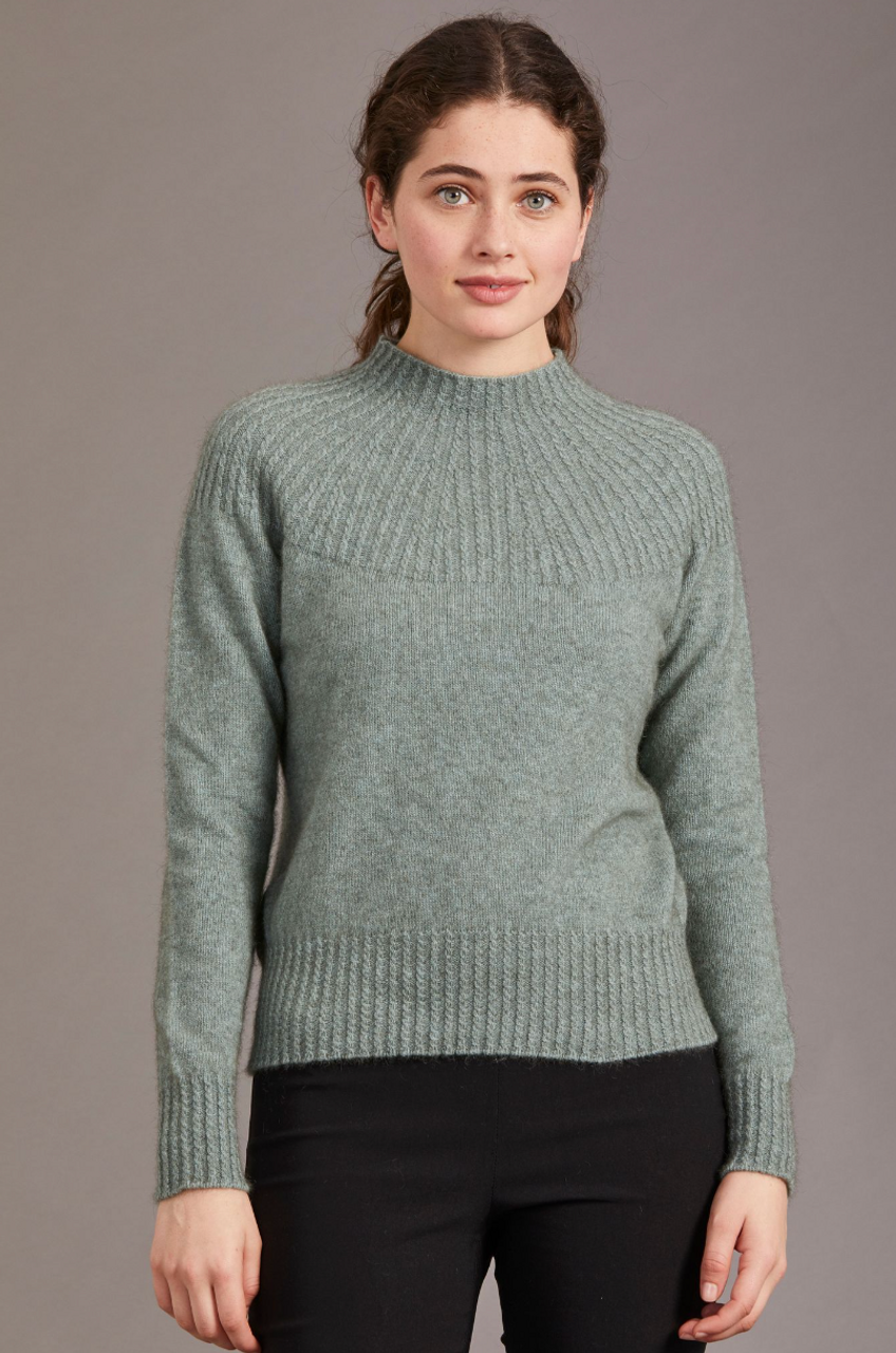 McDonald Merino & Possum Yoke Neck Jersey | Womens