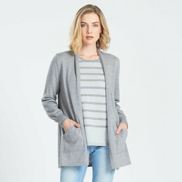 merino longline cardigan