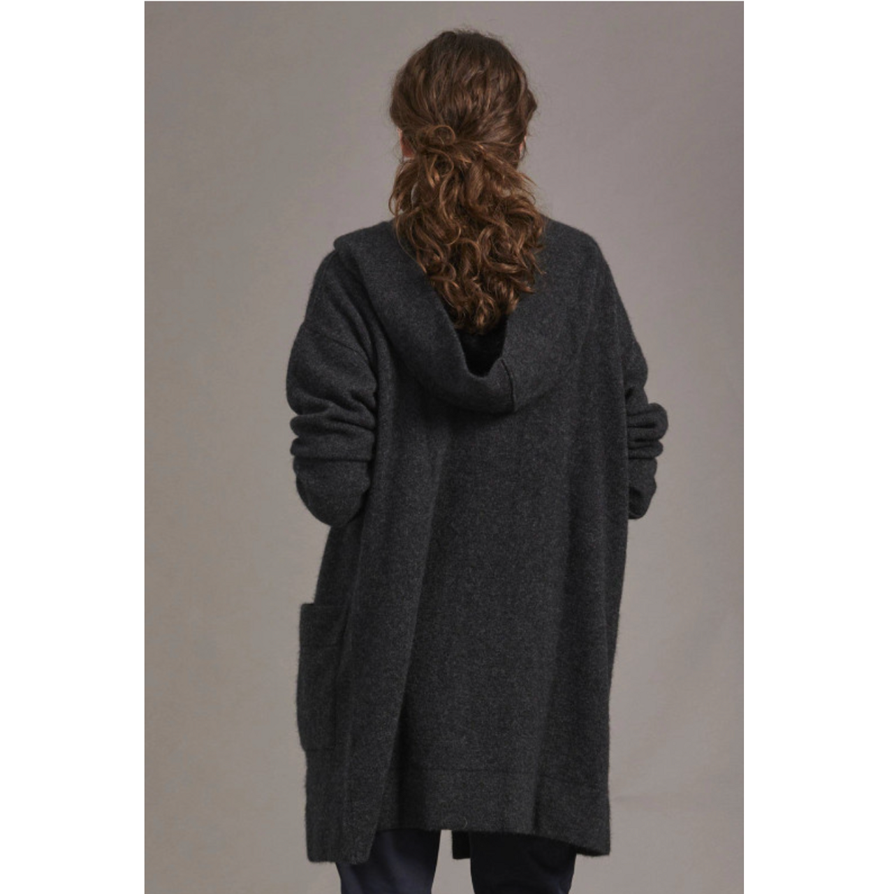 McDonald Merino & Possum Oversized Hooded Jacket | Womens