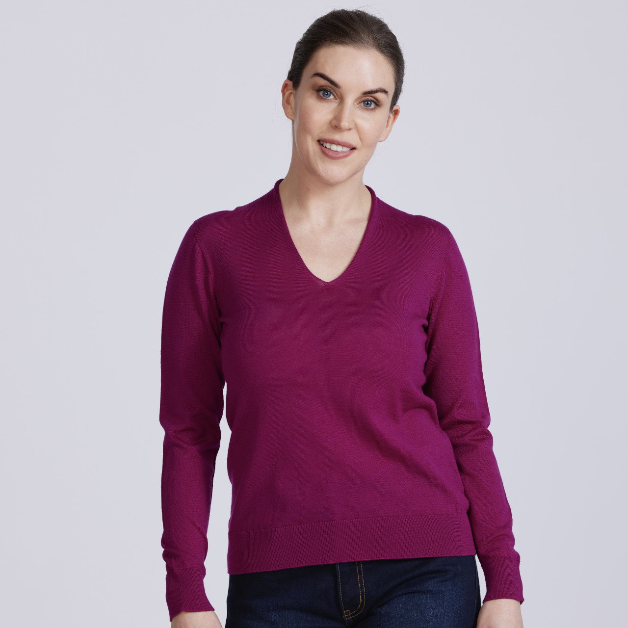 Visage Merino - Classic V Sweater - The Tin Shed