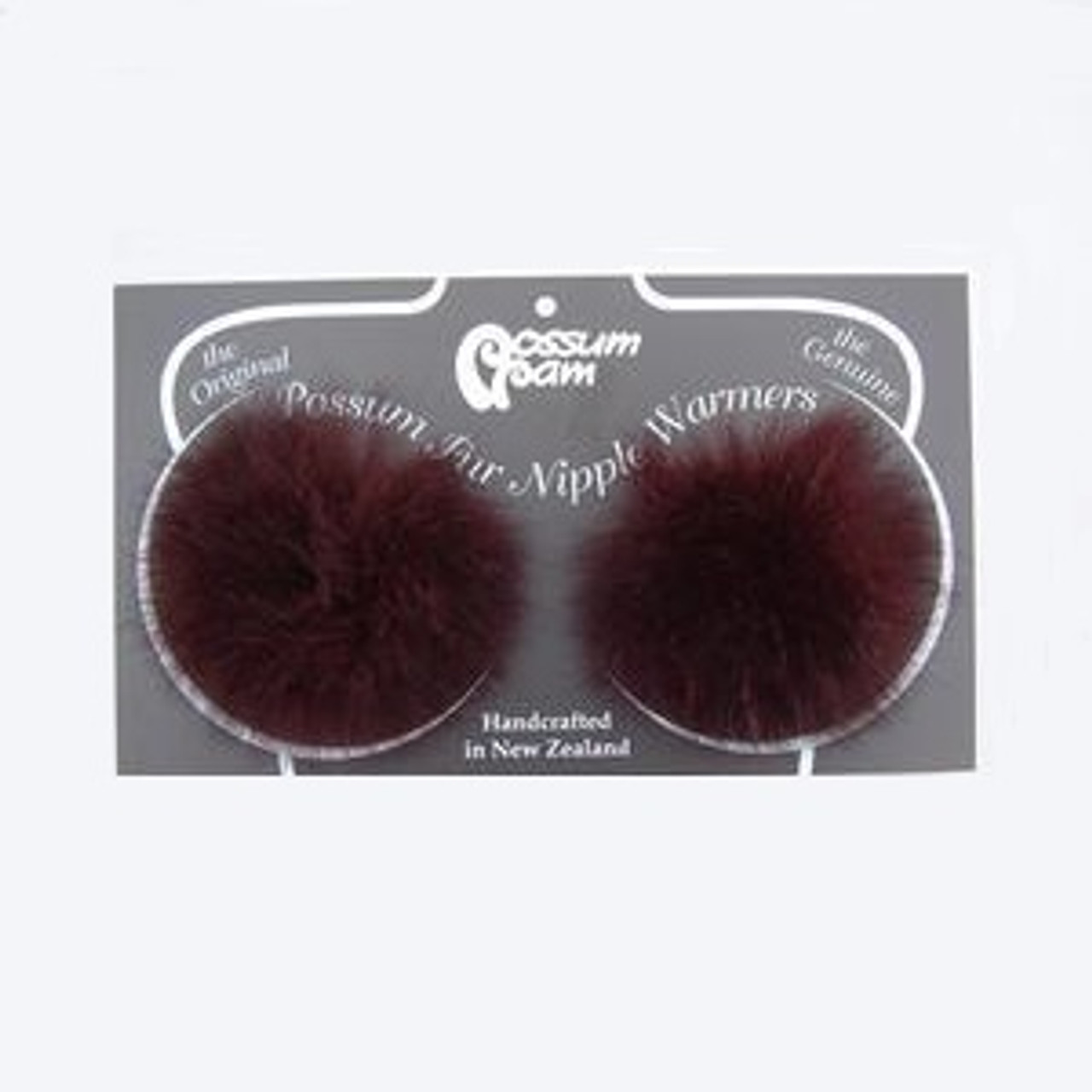 Possum fur nipple warmers – bad apple