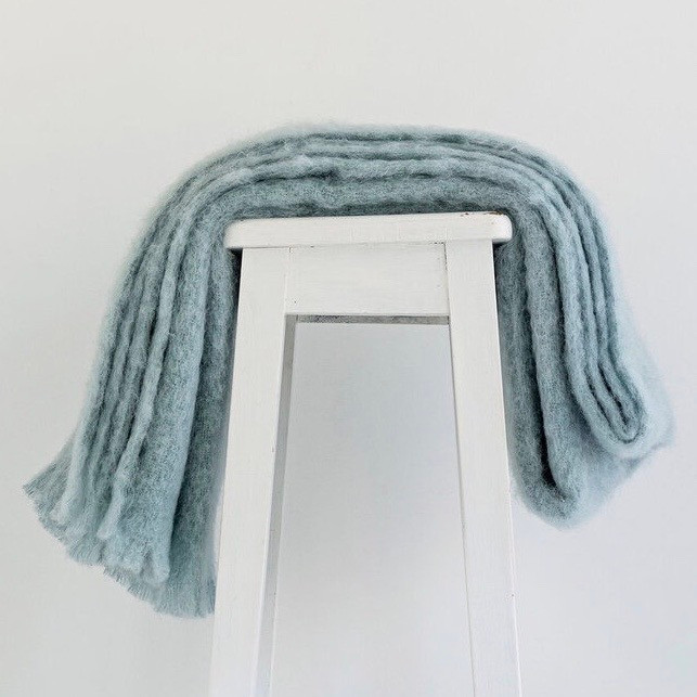 Masterweave Angora Mohair Blanket Throw