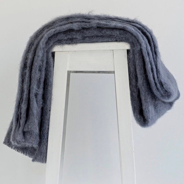 Masterweave Angora Mohair Blanket Throw