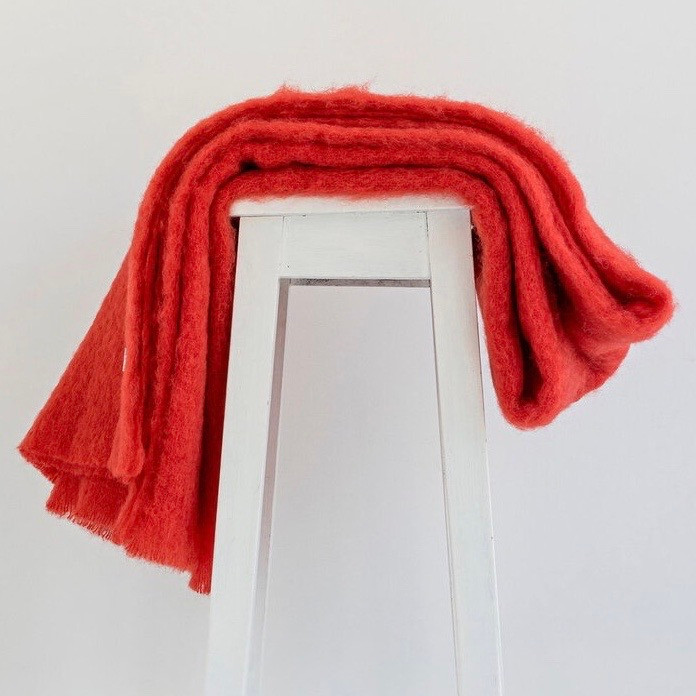 Masterweave Angora Mohair Blanket Throw