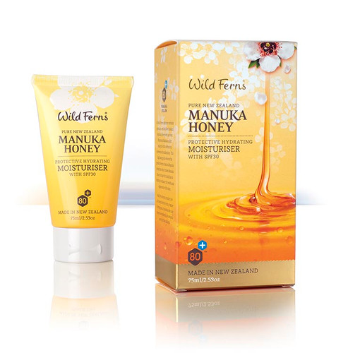 Wild Ferns - Manuka Honey Protective Hydrating Moisturiser SPF30 - 75ml Wild Ferns - Manuka Honey Protective Hydrating Moisturiser SPF30 - 75ml