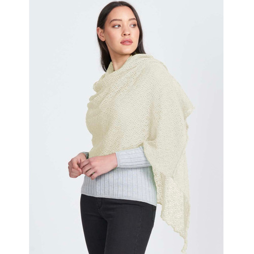 Royal Alpaca Lace wrap in Natural Royal Alpaca Lace wrap in Natural