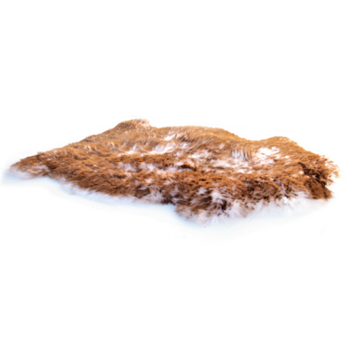 Natural sheepskin rug for pets