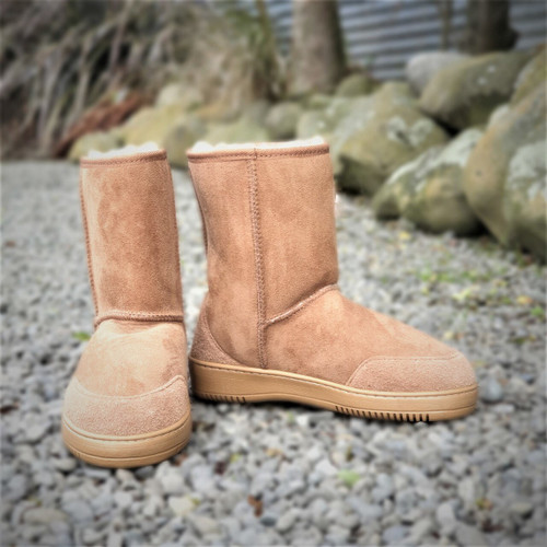 sheepskin house boots