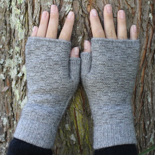 Fingerless gloves in colour Silver Fingerless gloves in colour Silver