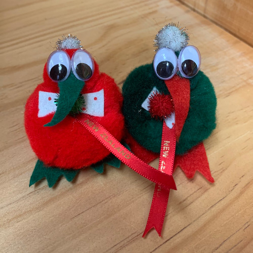 Rozcraft - Assorted Festive Kiwi Xmas Decorations / Kiwi