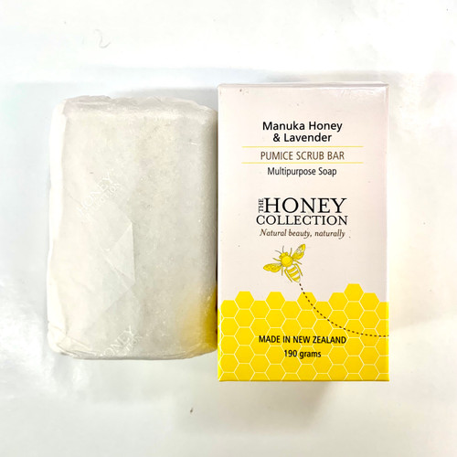 The Honey Collection - Manuka & Lavender Pumice Scrub Bar 150gm