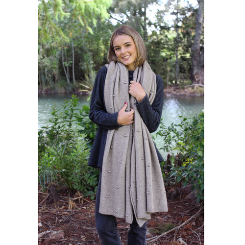 Lothlorian - Merino & Possum Bobble Wrap (9724)Natural  Lothlorian - Merino & Possum Bobble Wrap (9724)Natural