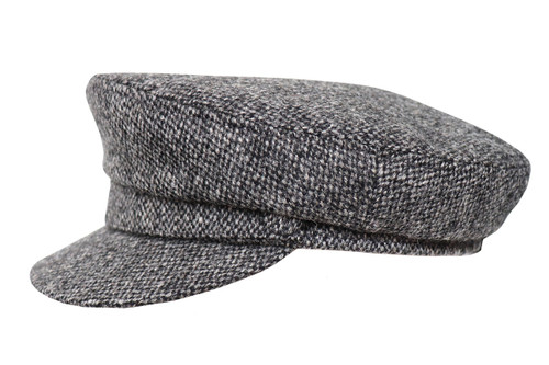 Hills Hats English Wool Tweed Boating Cap 