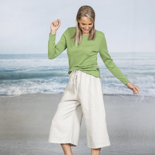 Gaucho Pant - Sand  Gaucho Pant - Sand