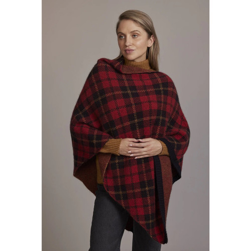 McDonald - Merino - Possum Tartan Pocho (5051) Wallace