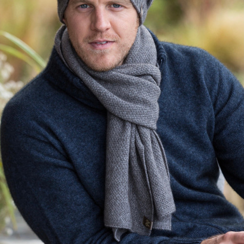 Noble Wilde - Merino & Possum Moss Monti Scarf Noble Wilde - Merino & Possum Moss Monti Scarf