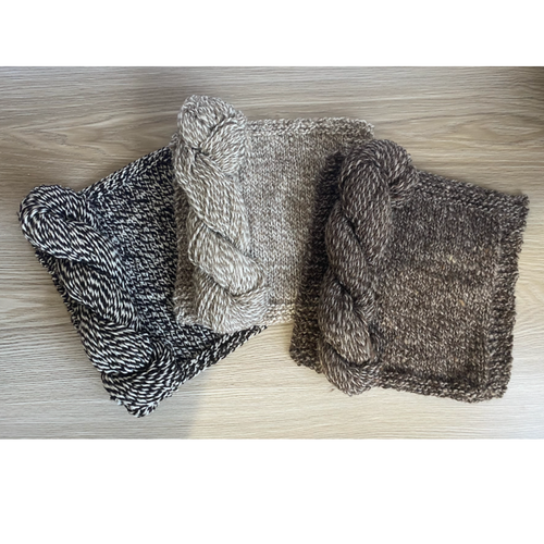 Black Hills - Natural Coloured Undyed 10ply Fleck Wool Black Hills - Natural Coloured Undyed 10ply Fleck Wool