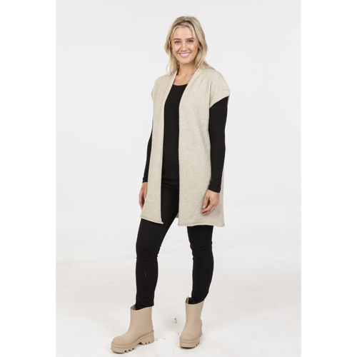 Native World - Merino & Possum Possum Gillet (NB890)Natural Native World - Merino & Possum Possum Gillet (NB890)Natural