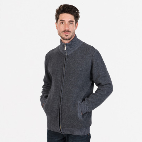 Native World - Men's Textured Full Zip Jacket (NE439) Sky