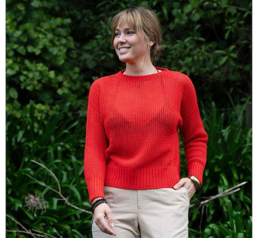 Lothlorian - Cotton & Merino Lax Jumper (CM108)Mandarin