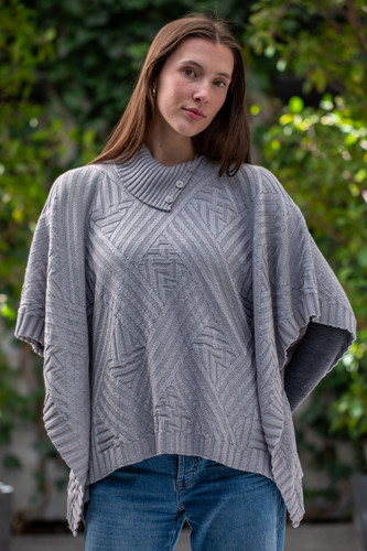 Woman wearing Country Laine - Weave Overtop (CL0117-IND2026) in the colour Silver. 