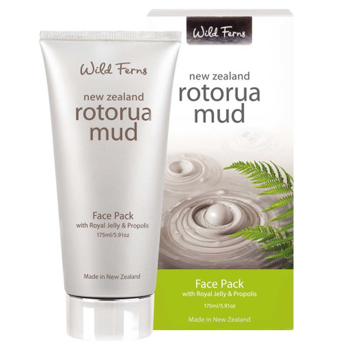 Wild Ferns - Rotorua Mud Face Pack with Royal Jelly and Propolis (175ml) Wild Ferns - Rotorua Mud Face Pack with Royal Jelly and Propolis (175ml)