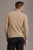McDonald - Possum & Merino Cable Jersey with Contrast Trim-Mocha McDonald - Possum & Merino Cable Jersey with Contrast Trim-Mocha