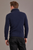 McDonald - Possum & Merino Cable Jersey with Contrast Trim-Navy McDonald - Possum & Merino Cable Jersey with Contrast Trim-Navy