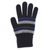 Lagoon - Lothlorian Merino - Possum Accent Stripe Glove (9894) Lagoon - Lothlorian Merino - Possum Accent Stripe Glove (9894)