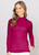 Merino turtle neck top. Colour, Cerise Merino turtle neck top. Colour, Cerise